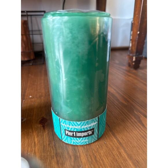 NWOT Pier 1 Imports Pillar Candle Bundle (2): Lavender & Enchanted Paradise - Picture 3 of 5